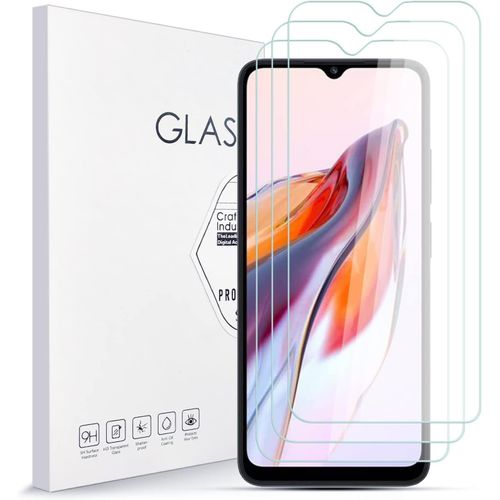 Lot De 3 Verres Trempés Pour Xiaomi Redmi 12c - Dureté 9h, Anti-Rayures, Anti-Traces, Sans Bulles, Ultra Résistant, Pose Facile