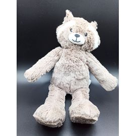 Doudou raton laveur - gifi diffusion - env. 38 cm