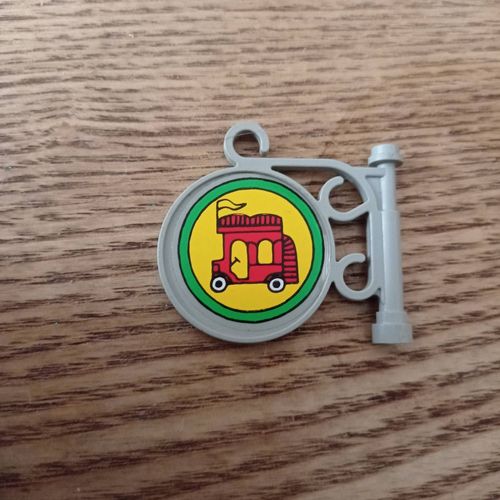 LEGO Fabuland - Panneau autobus -