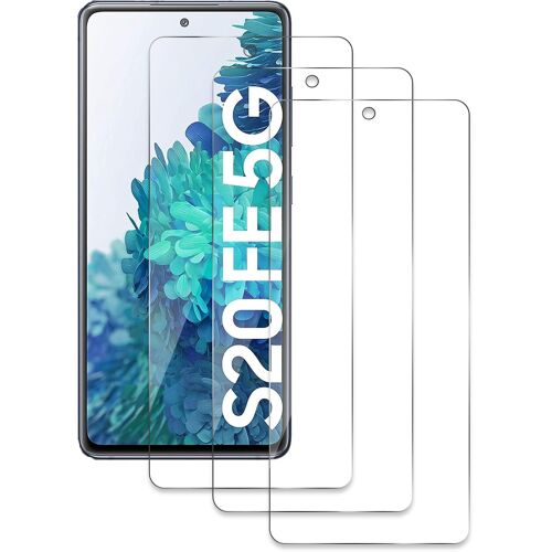 JGD-3 Pièces Verre Trempé pour Samsung Galaxy S20 FE, Film Protection Écran, Film Protecteur Vitre [10H Dureté] [Sans Bulles] [Anti-Rayures] [HD Transparent] [Anti -Rayures]
