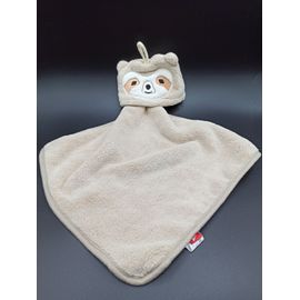 Doudou plat paresseux, raton laveur - Gifi - beige