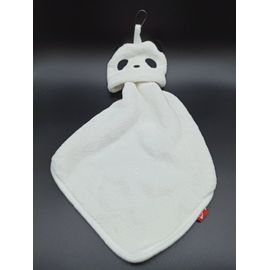 Doudou plat panda - banc et noir - Gifi