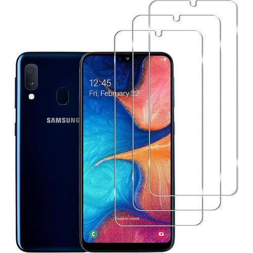 Aefj-3 Pièces Verre Trempé Protection Écran Pour Samsung Galaxy A20e 9h Dureté, Sans Bulles, Anti Rayures, Haute Définition Protection Ecran Compatible Samsung Galaxy A20e