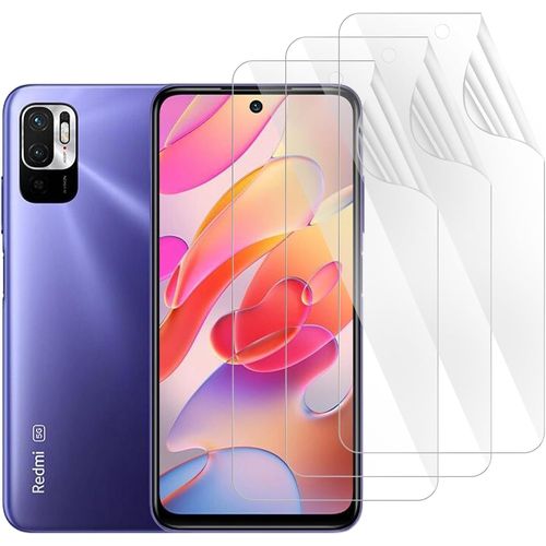 3 Pièces Film De Protection Écran Tpu Pour Xiaomi Redmi Note 10 (No 5g) / Note 10s / Poco X4 Pro 6,43"" - Compatible Empreintes Digitales, Auto-Guérison, Anti-Bulles, Haute Définition