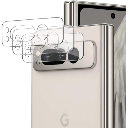 Pack De 3 Protecteurs De Lentille Caméra En Verre Trempé Pour Google Pixel Fold - Dureté 9h, Anti-Rayures, Ultra-Fin Hd (99% Transmission) + Kits De Nettoyage