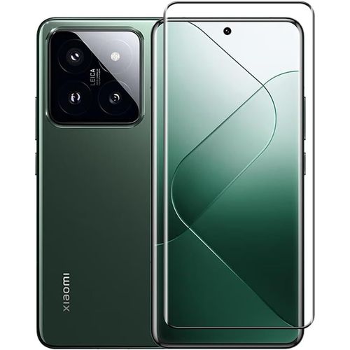 Verre Trempé 3d Pour Xiaomi 14 Ultra ¿ 9h Full Cover Anti-Bulles, Oléophobe, Compatible Empreintes + Protection Caméra