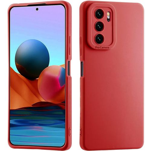 Coque Pour Oppo A16 4g/A16s/A54s Douce Silicone Coque,Étui De Protection Housse Pour Oppo A16 4g/A16s/A54s Soft Anti-Chocs Tpu Cover-Rouge