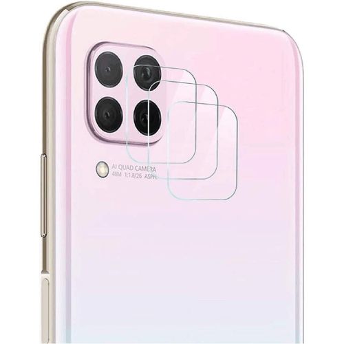 Protecteur De Lentille Caméra Pour Huawei P40 Lite (Lot De 3) 9h Verre Trempé Ultra-Fin Anti-Rayures Anti-Bulles Hd