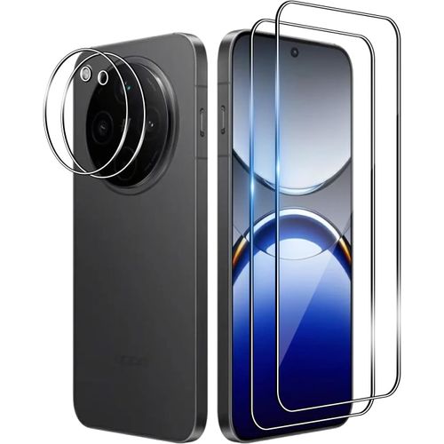 Pack 2 Verres Trempés + 2 Protections Caméra Arrière Pour Oppo Find X8 - 0,25 Mm 9h Anti-Rayures Ultra-Fin Sensible Installation Facile