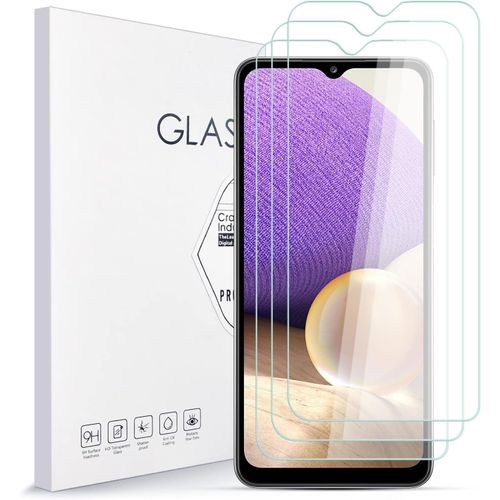 Protection D'écran En Verre Trempé Pour Samsung Galaxy A14 5g - Lot De 3, Dureté 9h, Anti-Rayures, Anti-Empreintes, Sans Bulles, Ultra Résistante, Installation Facile