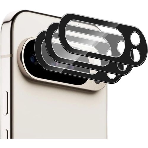 Protecteur Lentille Caméra En Verre Trempé Pour Google Pixel 9 Pro (Lot De 2) - 9h Anti-Rayures, Anti-Empreintes, Hd, Pose Facile, Sans Bulles