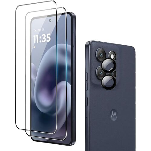 SJZG-Lot De 2 Films Protecteurs D'Écran En Verre Kamera Pour Motorola Moto G86/G86 Power - Anti-Rayures - Sans Bulles - Haute Transparence