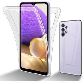 Coque Samsung Galaxy A23 5g 360 Degré Transparente Antichoc Silicone Bumper [Ultra Hybrid] Integrale Anti-Rayures Full Body Protection Etui Housse Pour Samsung Galaxy A23 5g - Transparent