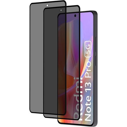 Verre Trempé Protection Vie Privée Pour Xiaomi Redmi Note 13 Pro 5g - 2 Pièces, 9h Anti-Rayures, Bords 3d, Couverture Totale Hydrophobe/Oléophobe