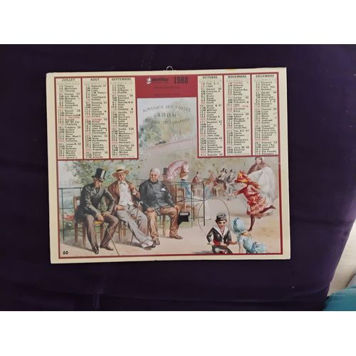 Almanach Des Postes - Année 1988 - Vie Quotidienne D’Époque