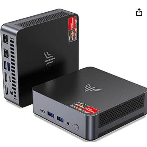 NiPoGi AM21 Mini PC AMD Ryzen 9 - Ram 32 Go - DD 500 Go