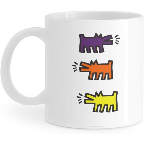 Mug Keith Haring 10 Dessin Animé Anime Tasse À Café Tasse À Thé En Céramique Tasse À Cacao Grande Capacité Unisexe Cadeau Créatif Personnalisé 330 Ml
