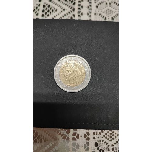 Pièce Rare Commémorative 2€. Dante Alighieri R (Italie) 2002