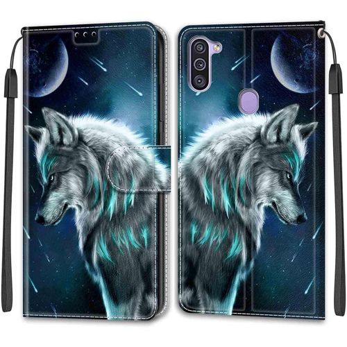 Coque Étui Portefeuille Magnétique Pour Samsung Galaxy M11 / A11 - Antichoc En Simili Cuir Avec Porte¿Cartes Et Support Pliable