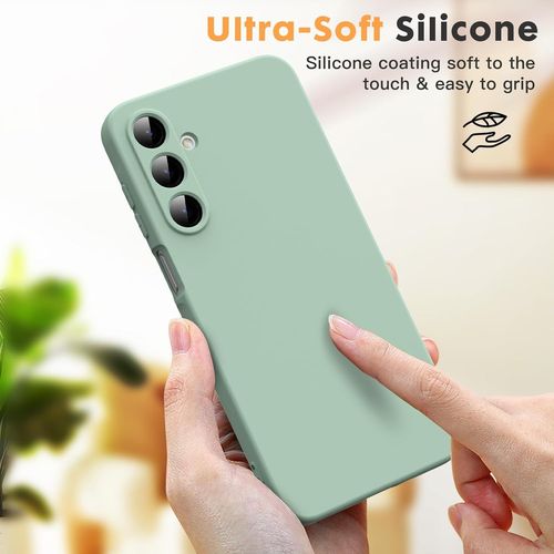 Coque Pour Samsung Galaxy A16 5g, Ultra Mince Premium Housse Souple En Silicone Liquide, Coque De Protection Pour Samsung Galaxy A16 5g - Matcha