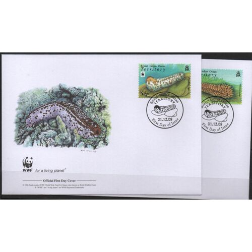 Territoires Britanniques De L'Océan Indien Timbres Animaux  2008
