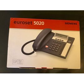 téléphone fixe filaire siemens euroset 5020  avec notice