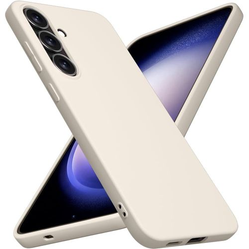 Coque Souple En Silicone Tpu Ultra¿Mince Pour Samsung Galaxy S25 Plus ¿ Protection Anti¿Rayures Et Anti¿Traces, Beige