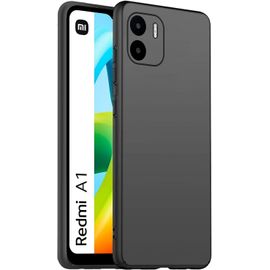 Coque Silicone Souple Pour Xiaomi Redmi A1/A2 - Bumper Antichoc Antidérapant, Protection Surélevée Caméra Et Écran, Anti-Rayures Avec Découpes Précises - Noir