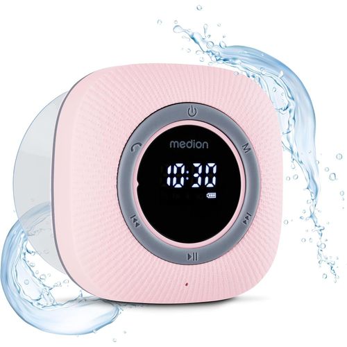 Radio de Douche avec Bluetooth MEDION S66884 Rose