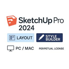 Sketchup Pro 2024 Licence À Vie - Inclut Layout & Style Builder - Pc/Mac