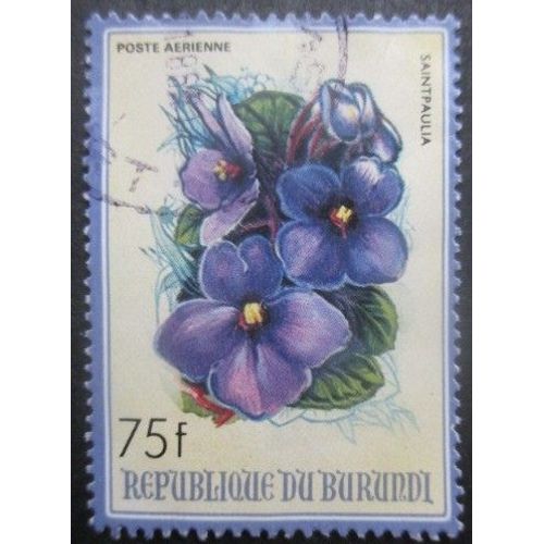 Burundi Poste Aérienne N°497 Fleurs Oblitéré