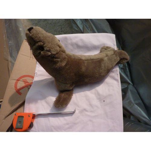 Peluche Otarie Phoque 29 Cm (Modèle 2 Marron Clair)