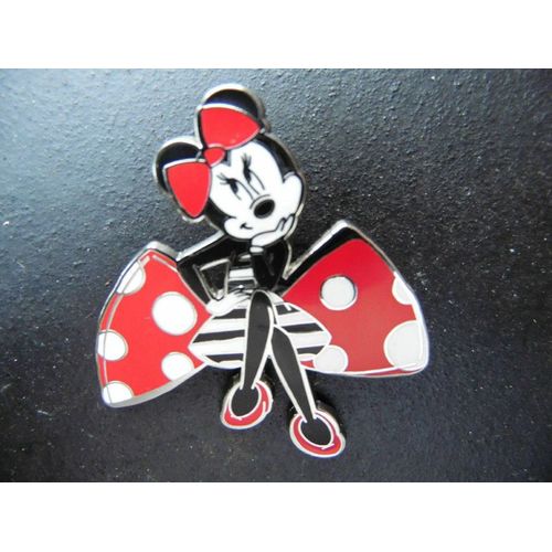 Pins Disney Disneyland Paris : Minnie Assise Sur Noeud