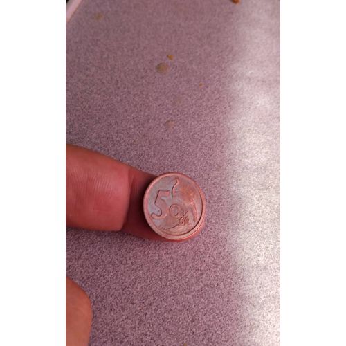 Piece 5 Cents Afrique Du Sud 1990
