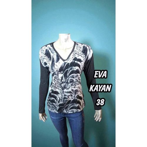 Eva Kayan Taille 38 Pull Fin Femme Gris