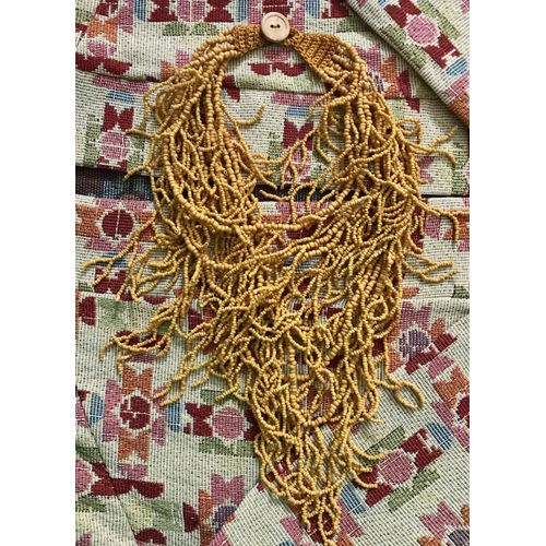 Collier Perles De Rocaille Façon Corail