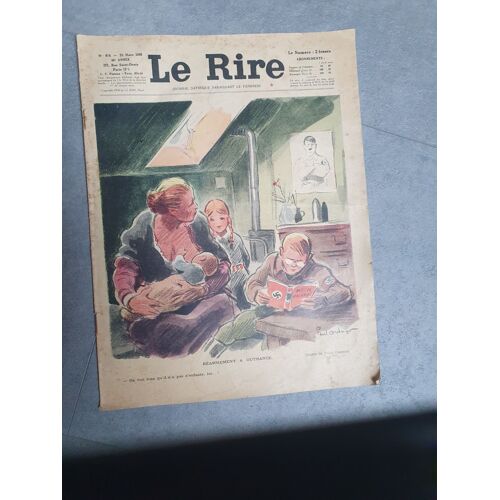 Le Rire Journal Satirique 25 Mars 1938