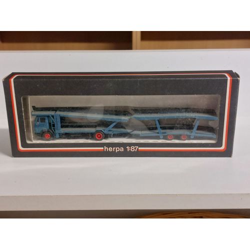 Camion Auto Transporteur Kässboher Mercedes Herpa 806 150 - 1/87 - Ho-Herpa