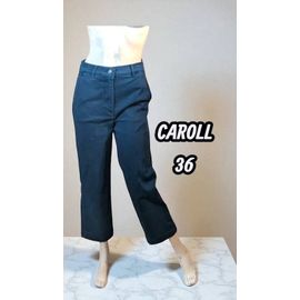 Caroll Paris Taille 36 Pantalon Jeans Jean Denim Bleu Femme