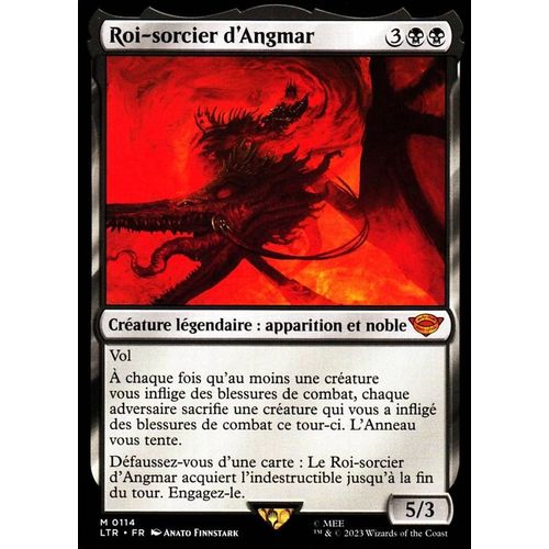 Roi-Sorcier D' Angmar - Magic - Le Seigneur Des Anneaux - Chroniques De La Terre Du Milieu - M - 114