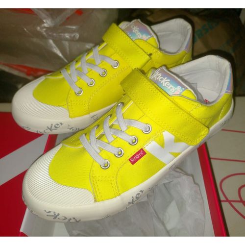 Baskets À Scratch Kickers Jaune - 34