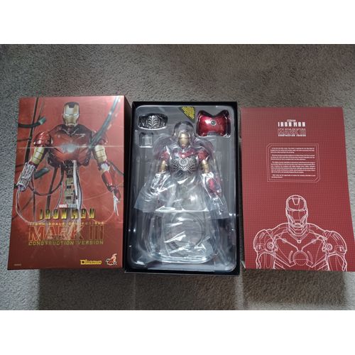 Hot Toys 1/6 Iron Man Mark 3 Mk Iii Version Construction Diorama Ds003