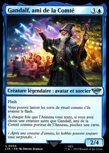 Gandalf Ami De La Comté - Magic - Le Seigneur Des Anneaux - Chroniques De La Terre Du Milieu - U - 50
