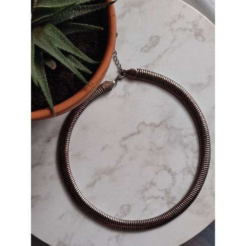 Collier Argenté Imprimée Animal