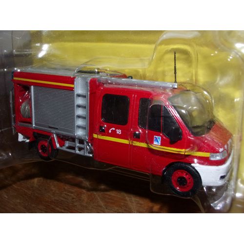 Citroën Jumper Pi Picot Aisne Camion Sapeur Pompier Fire Truck 1:43 Ixo Hachette-Hachette