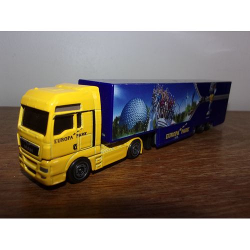 Semi Remorque Truck Trailer Majorette Man Tgx Xxl Europa Park Parc D'Attraction-Majorette