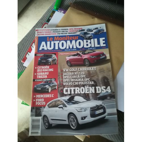 Le Moniteur 1498 De 2011 Ds4,Golf Cab,Mercedes C220 Cdi,Ford Focus 1.6 Tdci,Ds3 Racing,Subaru Trezia 1.3i,Peugeot 508 Sw 2.0 Hdi,Laguna Grandtour 2.0 Dci,C5 Tourer 2.0 Hdi,Opel Insignia Sports Tourer
