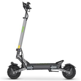 Trottinette Électrique Vipcoo Vs6 Pro, Tout-Terrain, 52 V, 20,8 Ah, Deux Moteurs, Verrouillage Nfc, Gris