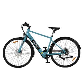 Vélo Électrique Varun C700-7, 27,5", Urbain, Batterie 36 V 10 Ah, Capteur De Couple, Bleu