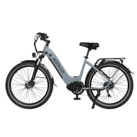 Vélo Électrique Urbain Koolux X2, Batterie 48 V 15 Ah 720 Wh, Autonomie 65-80 Km, Gris